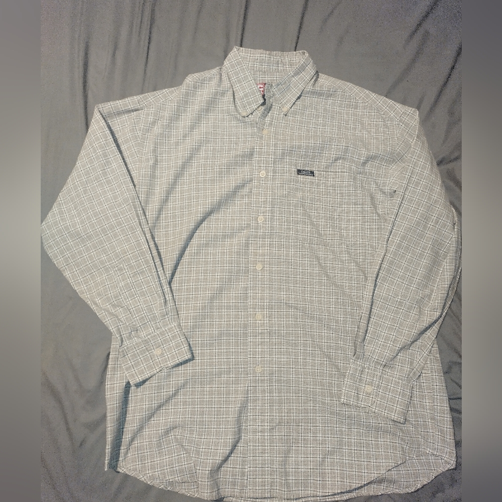 Vtg Chaps Ralph Lauren Long Sleeve Button-down Shirt L